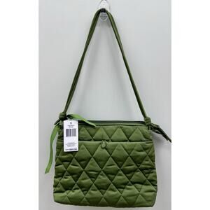 Vera Bradley Performance Twill Original Hipster Crossbody, Bronze Green